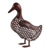 Accent Plus Open Geometric Frame Metal Duck Sculpture