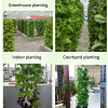 Hydroponic Tower 15 Layers 45 Plant Sites NFT Vertical Gardening Hydroponics System Grow Kit