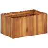 vidaXL Garden Raised Bed 19.6"x11.8"x9.8" Solid Acacia Wood