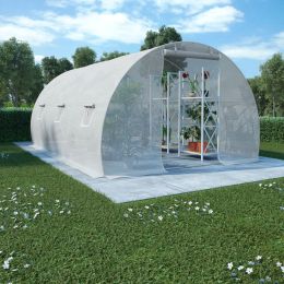 vidaXL Greenhouse145.3ftÂ¬â‰¤ 177.2"x118.1"x78.7"