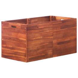 vidaXL Garden Raised Bed Acacia Wood 39.4"x19.7"x19.7"