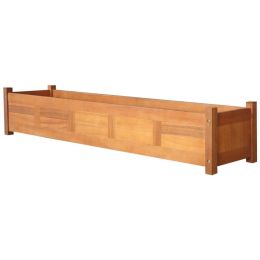 vidaXL Garden Raised Bed Acacia Wood 59"x11.8"x9.8"