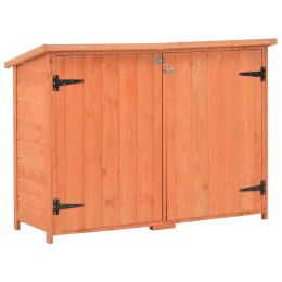 vidaXL Garden Storage Shed 47.2"x19.6"x35.8" Wood