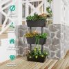 3-Tier Freestanding Vertical Plant Stand for Gardening and Planting Use