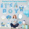 14PCS Its a Boy Baby Shower Yard Sign with Stakes Gender Reveal Yard Sign for Boy Party Supplies Home Indoor Outdoor Decoracion (Shipment from FBA)