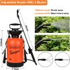 iPower 1.35 Gallon Lawn Garden Pump Sprayer with 2 Different Spray Patterns; Adjustable Shoulder Strap Pressure Relief Valve; Multi-Purpose for Yard;