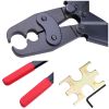 2in1 1/2 + 3/4 Pex Crimper Red