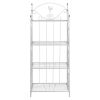 vidaXL Plant Rack White Square