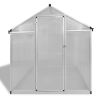 vidaXL Reinforced Aluminum Greenhouse with Base Frame 49.5ftÂ¬â‰¤