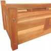 vidaXL Garden Raised Bed Acacia Wood 29.9"x10.9"x9.8"