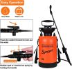 iPower 1.35 Gallon Lawn Garden Pump Sprayer with 2 Different Spray Patterns; Adjustable Shoulder Strap Pressure Relief Valve; Multi-Purpose for Yard;