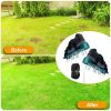 1Pair Lawn Aerator Shoes Grass Aerating Spike Sandal Heavy Duty Aerator Shoes w/ Adjustable Straps for Lawn Garden