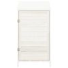 vidaXL Garden Shed White 21.7"x20.5"x44.1" Solid Wood Fir