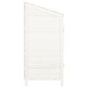 vidaXL Garden Shed White 21.7"x20.5"x44.1" Solid Wood Fir