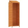 vidaXL Garden Shed Brown 21.7"x20.5"x68.7" Solid Wood Fir