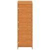 vidaXL Garden Shed Brown 21.7"x20.5"x68.7" Solid Wood Fir