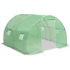 vidaXL Greenhouse 96.9 ftÂ¬â‰¤ 118.1"x118.1"x78.7"