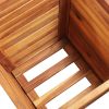 vidaXL Garden Raised Bed Set 3 Pieces Square Solid Acacia Wood