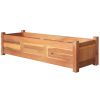 vidaXL Garden Raised Beds 2 pcs Acacia Wood 39.4"x11.8"x9.8"