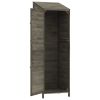 vidaXL Garden Shed Anthracite 21.7"x20.5"x68.7" Solid Wood Fir