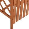 vidaXL Pergola with Gate 45.7"x15.7"x80.3" Solid Firwood