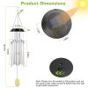 Solar Wind Chime Lights 7 Color Changing Decorative Lamp IP65 Waterproof Hanging String Lights