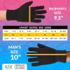 Brown Jersey Gloves 9.5' Size; Pack of 24 Cotton Work Gloves with Elastic Knit Wrist; Polyester Breathable Gloves for Men and Women; Industrial Gloves