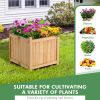 Backyard Wooden Planter Box Folding Raised Garden Plant Container