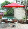 9 Ft Outdoor Patio Tilt Market Enhanced Aluminum Umbrella 8 Ribs, 7 Colors / Patterns Available