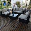 Large Size Rattan Patio Coffee Tables