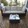 Large Size Rattan Patio Coffee Tables