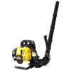 52cc gasoline backpack  leaf blower 2 cycle engine gas powered with nozzle extension fow lawn care