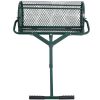 Peat Moss Spreader 24inch; Compost Spreader Metal Mesh; T shaped Handle for planting seeding; Lawn and Garden Care Manure Spreaders Roller